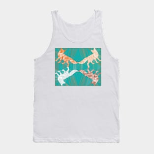 Red Fox Snow Fox Marbled Tank Top